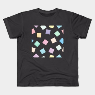 Mosaic design with colorful squares Kids T-Shirt